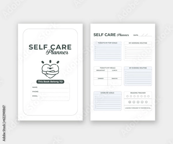 Obraz Self Care Planner, KDP interior