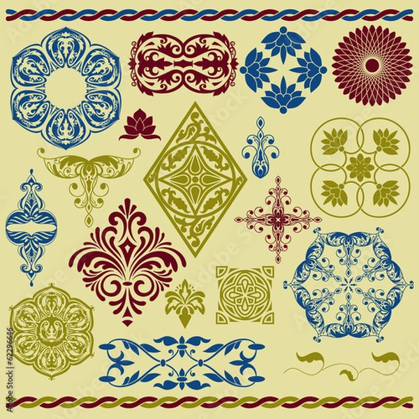 Obraz Vector Floral Design Elements