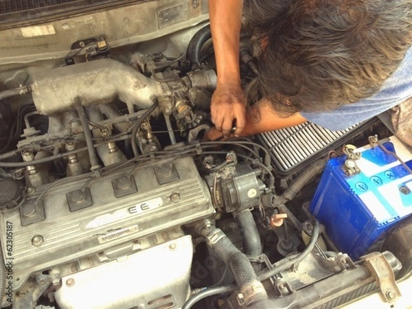 Obraz repair engine COROLLA TOYOTA