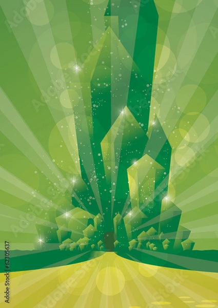 Obraz emerald city zoom