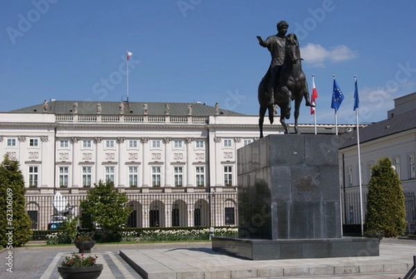 Obraz pałac prezydencki w warszawie