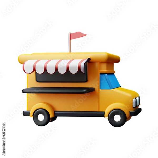 Fototapeta Store isolated with white background