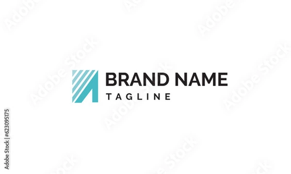 Fototapeta A minimal and modern logo and monogram design.