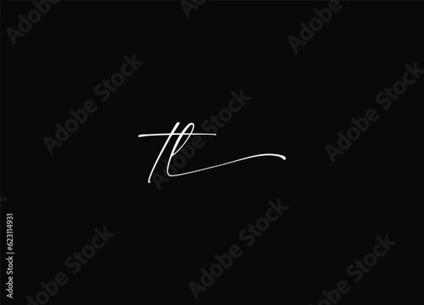 Obraz TL Letter  logo design And vector template