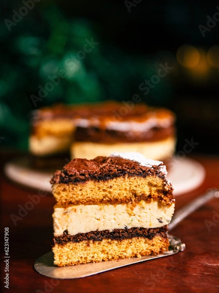 Fototapeta slice of cake