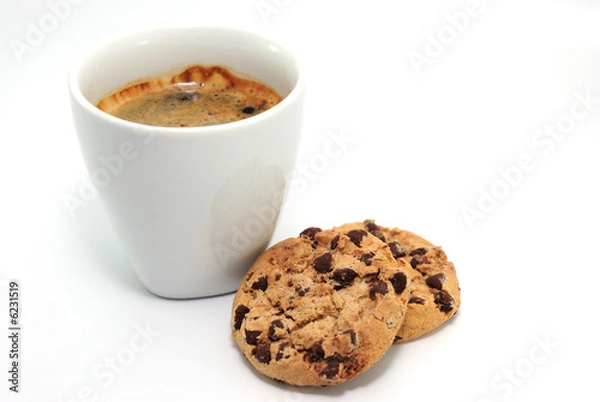 Obraz coffee and biscuits