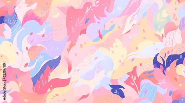 Fototapeta Beautiful abstract artistic colorful pattern background	
