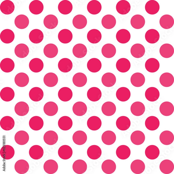 Fototapeta Pink dot pattern background. Dot pattern background. Polkadot. Dot background. Seamless pattern. for backdrop, decoration, Gift wrapping