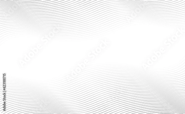 Fototapeta Minimalist and Modern Future Abstract Wavy Geometric White and Gray Color Background Design Illustration