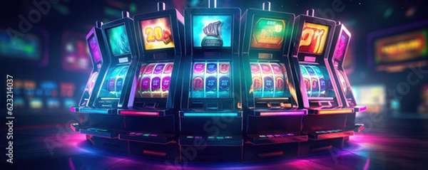 Obraz Casino Slot Machine, wide banner
