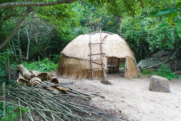 Obraz Native American wigwam hut