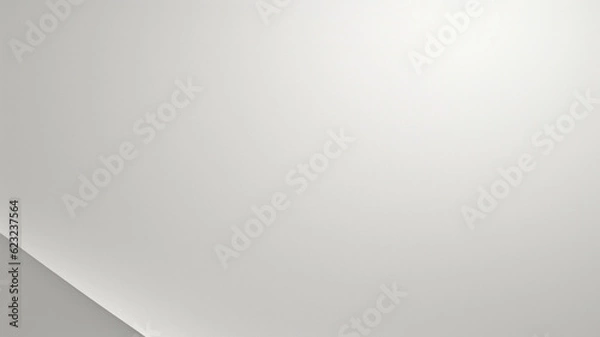 Fototapeta Futuristic gray paper background with smooth surface, AI generated