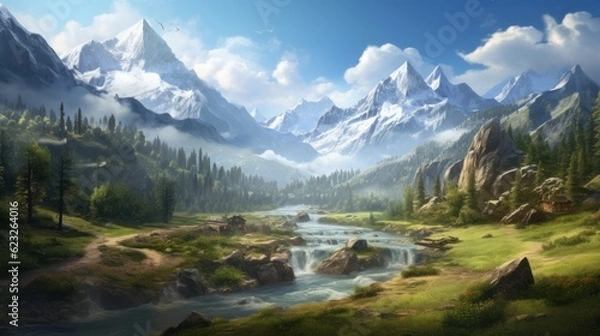 Obraz Open World Game Art