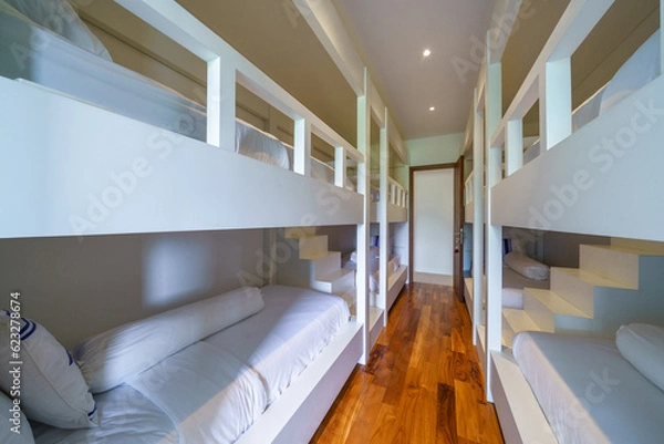 Fototapeta Chic minimalist modern interior