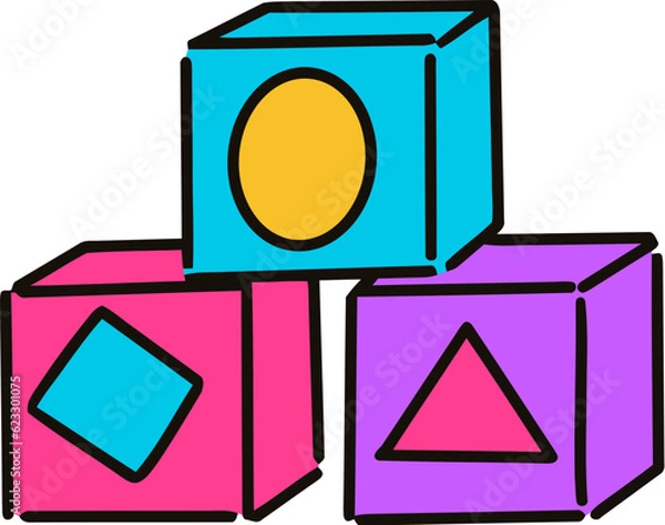 Fototapeta Geometry Block