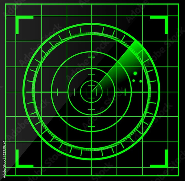 Obraz Radar screen