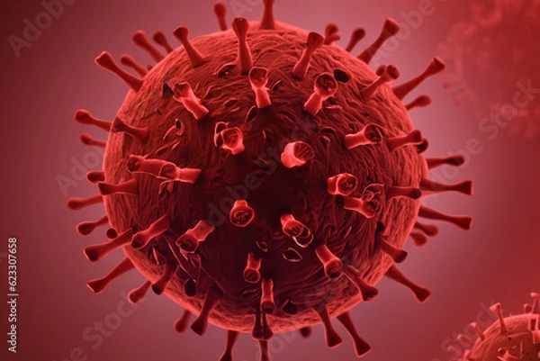 Obraz Danger germ virus or bacteria