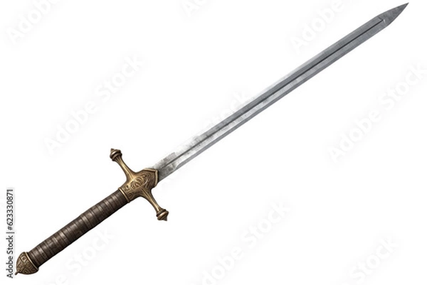 Obraz Broadsword. isolated object, transparent background