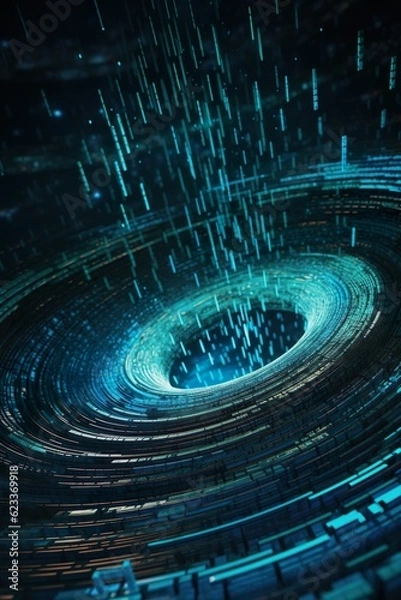 Obraz Digital vortex