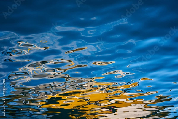 Obraz abstract reflection in the water