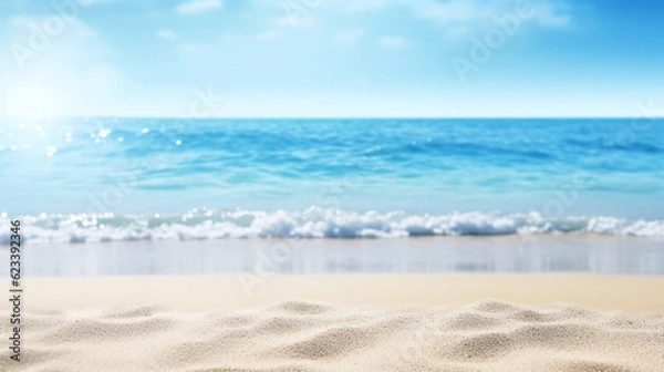 Obraz sand beach and sky