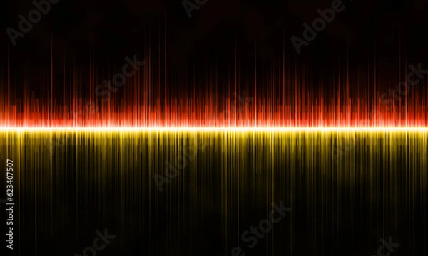 Obraz bright sound waves