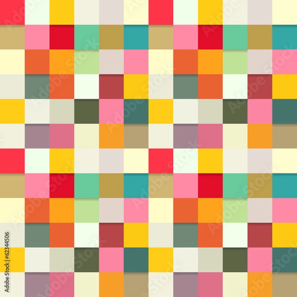 Fototapeta Abstract geometrical background, vector illustration.