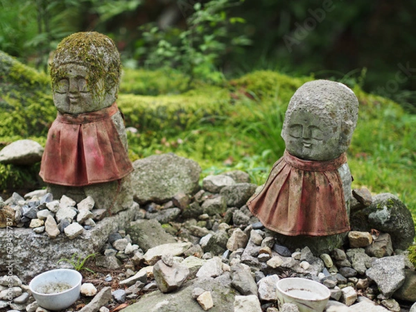 Obraz わらべ地蔵　京都　大原　三千院