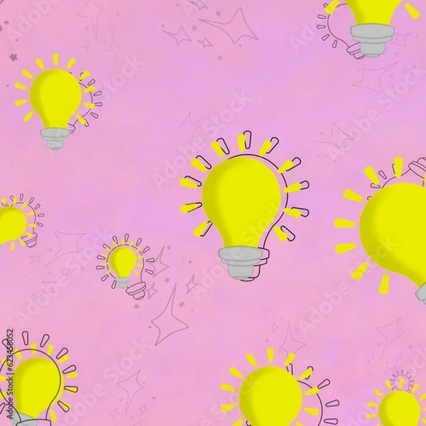 Obraz light bulb idea concept