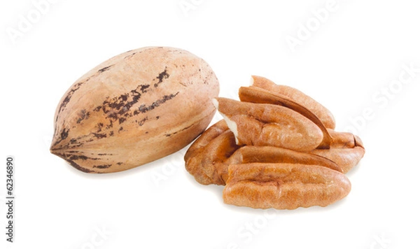 Obraz A handful of pecans.