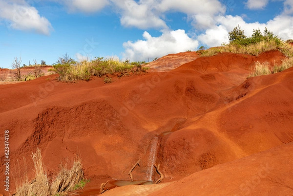 Obraz Red dirt waterfall
