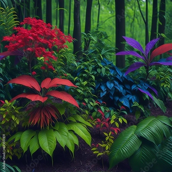 Obraz tropical jungle flower