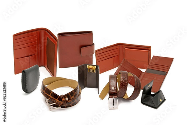 Obraz leather accessories:
