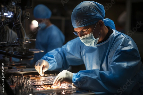 Obraz surgeons in operation room