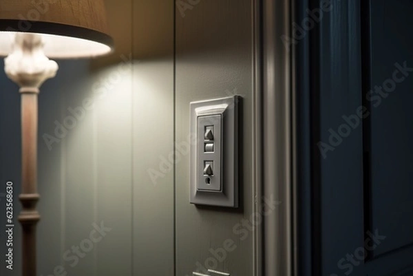 Fototapeta light switch off.
