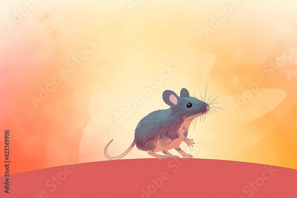 Obraz mouse on a adventure
