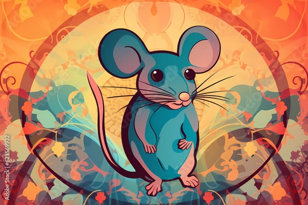Obraz artistic mouse