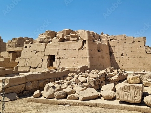 Obraz Temple complex in Luxor, Egypt.