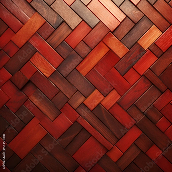 Obraz red pattern background (square)