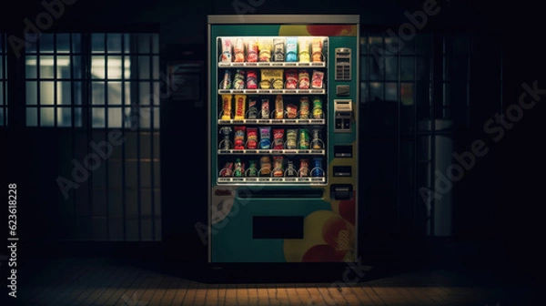 Fototapeta Vending machine display