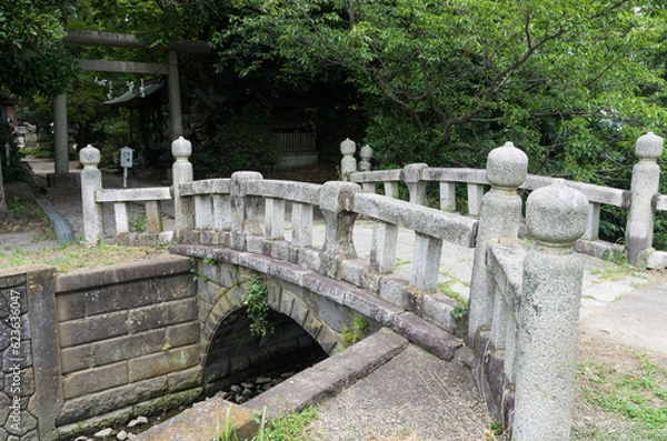 Obraz 島穴神社の石橋