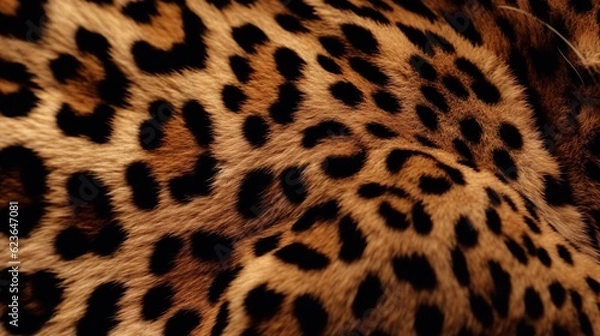 Fototapeta leopard fur texture