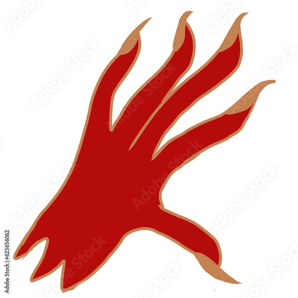 Obraz hand with red deer