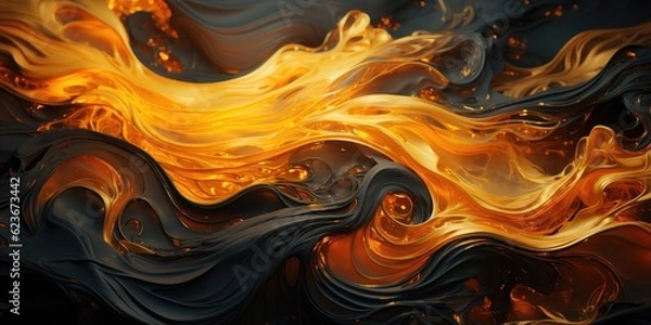 Obraz Abstract Illustration Background. Generative AI