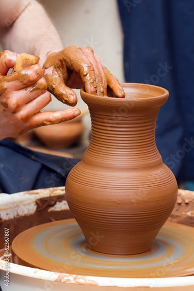 Obraz Pottery making