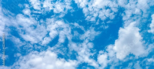 Fototapeta blue sky with clouds background