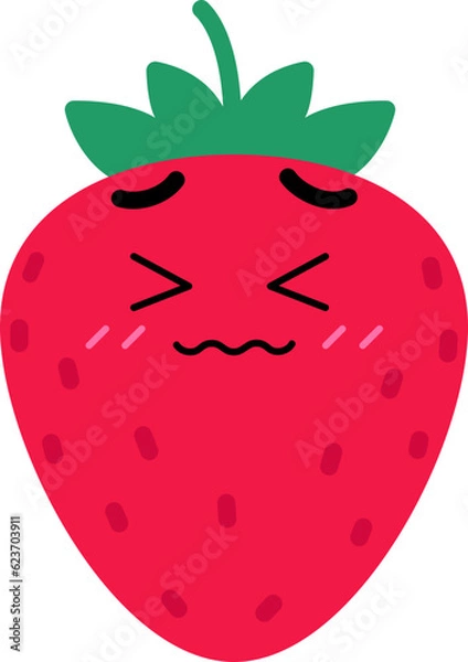 Obraz Strawberry Face Shy