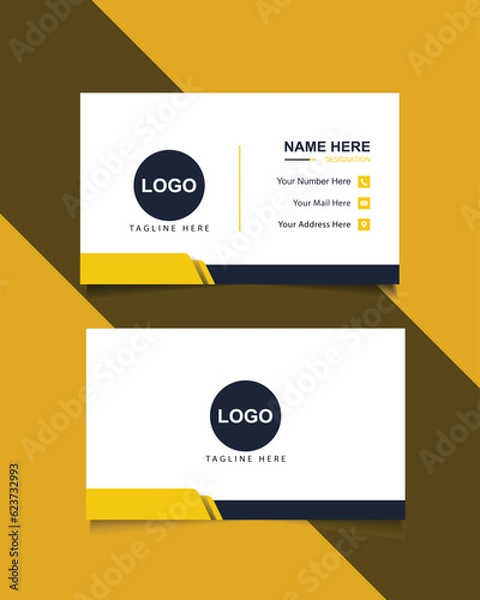 Obraz Normal  business card template.