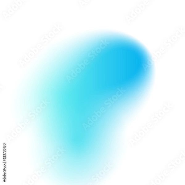 Fototapeta Blue Blurred Gradient Shape