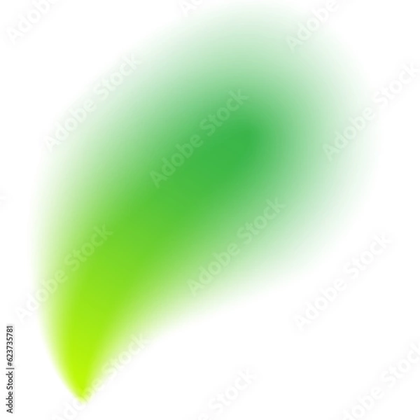 Fototapeta Green Blurred Gradient Shape